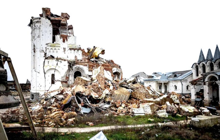 Ruins in Ukraine